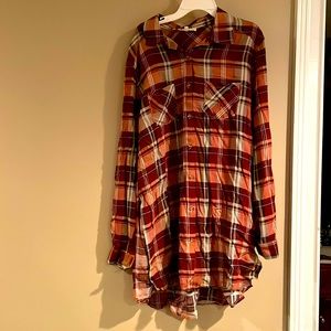 entro plaid top